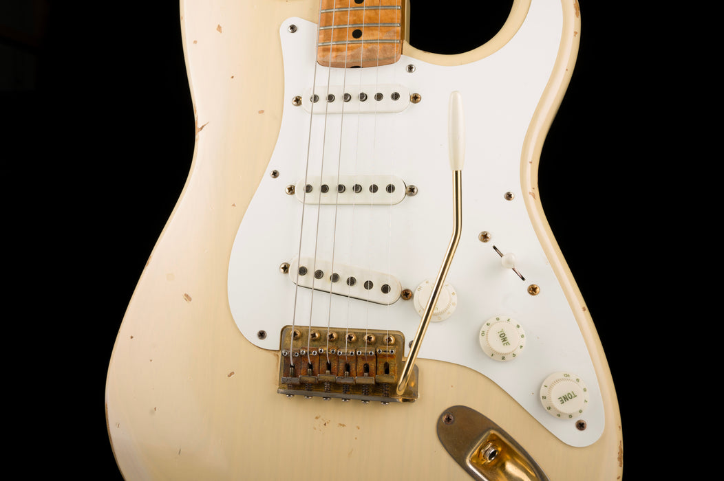 Pre Owned 1996 Fender Custom Shop Cunetto Relic 50's Stratocaster Blonde with OHSC