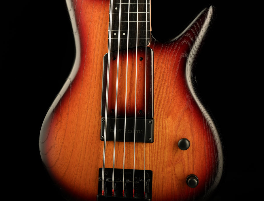 Used Ibanez GWB205 Gary Willis Fretless 5-String Electric Bass Tequila Sunrise Flat with Gig Bag