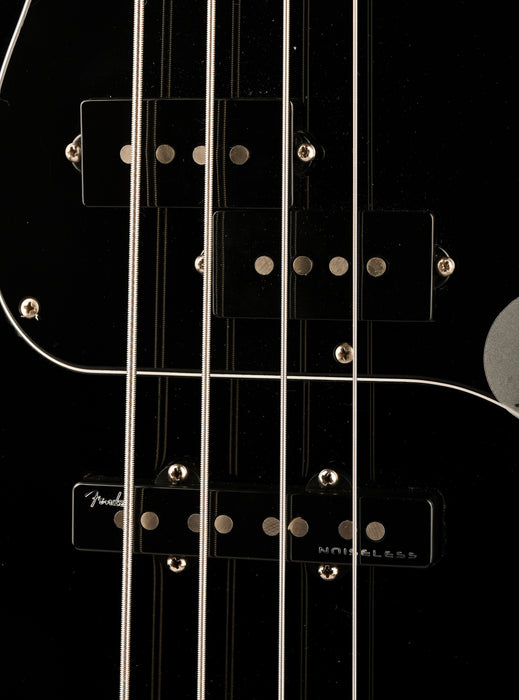 Pre Owned 2016 Fender American Elite Precision Bass Black With OHSC