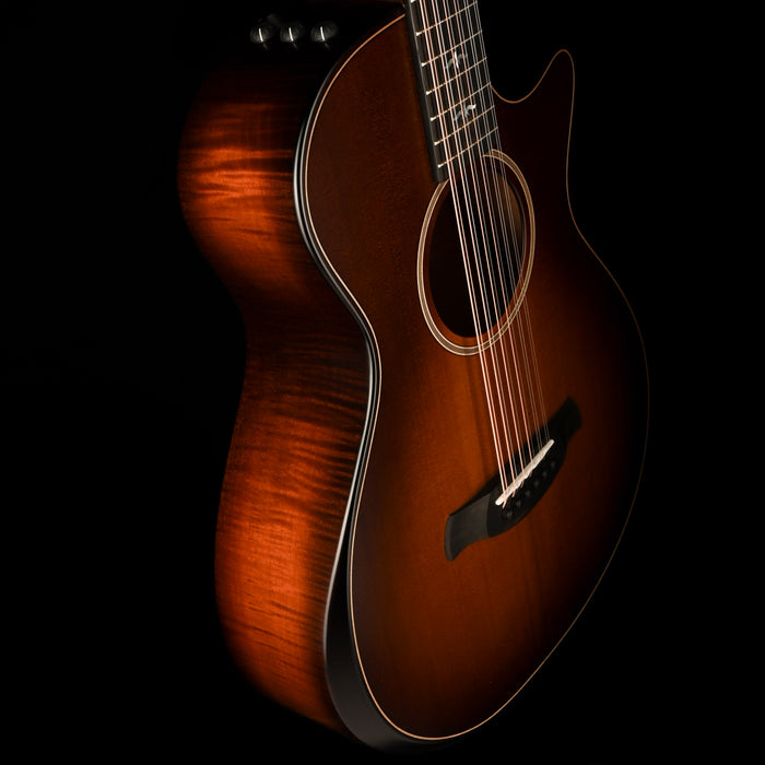 Used Taylor Builder's Edition 652ce 12 String Wild Honey Burst Acoustic Electric Guitar With OHSC