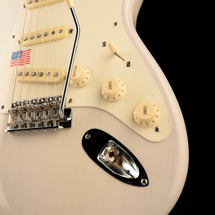 Pre Owned Fender Eric Johnson Stratocaster White Blonde Modified With OHSC