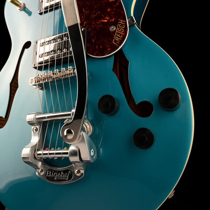 Pre Owned Gretsch 2657T Streamliner CB Jr Ocean Turquoise With Bigsby With Gig Bag
