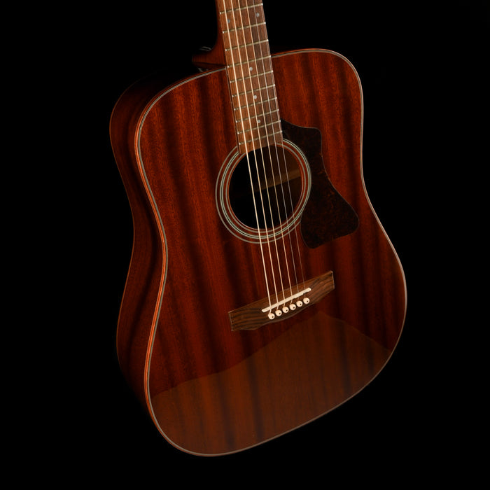 Pre Owned Guild GAD-25 Natural Mahogany Acoustic With HSC
