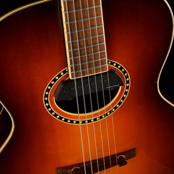 Pre Owned 2008 Eastman AR604-CS Sunburst Acoustic Guitar With Seymour Duncan MIC MAG Pickup With OHSC