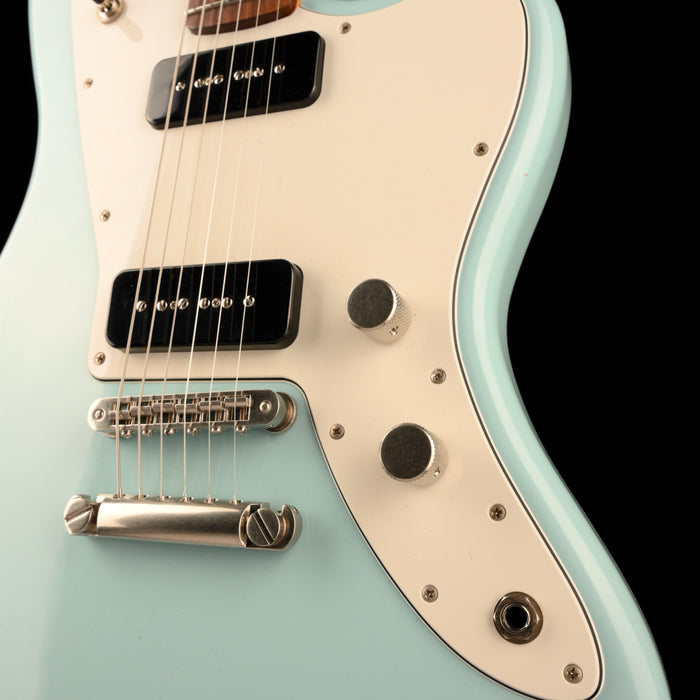 Fano Oltre Series JM6 P90 Light Distress Sonic Blue with Gig Bag