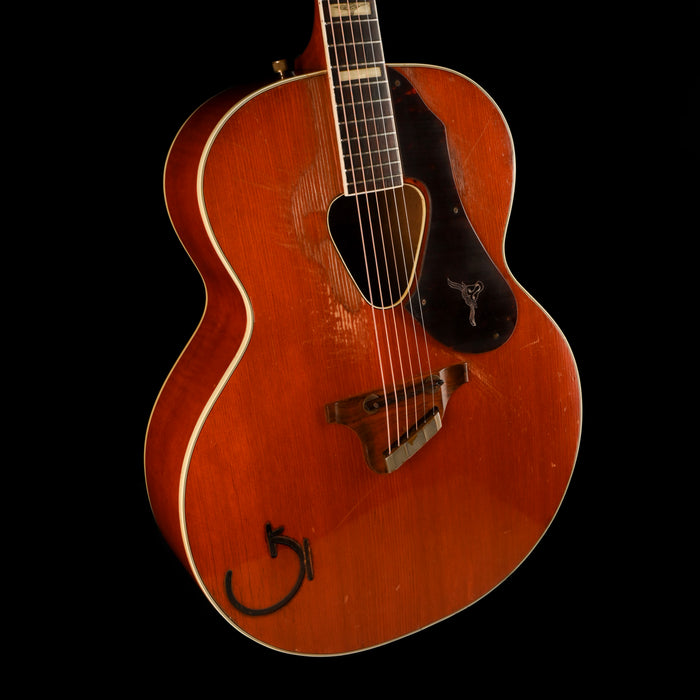 Vintage 1956 Gretsch G6022 Rancher Acoustic Guitar Orange Stain With OHSC