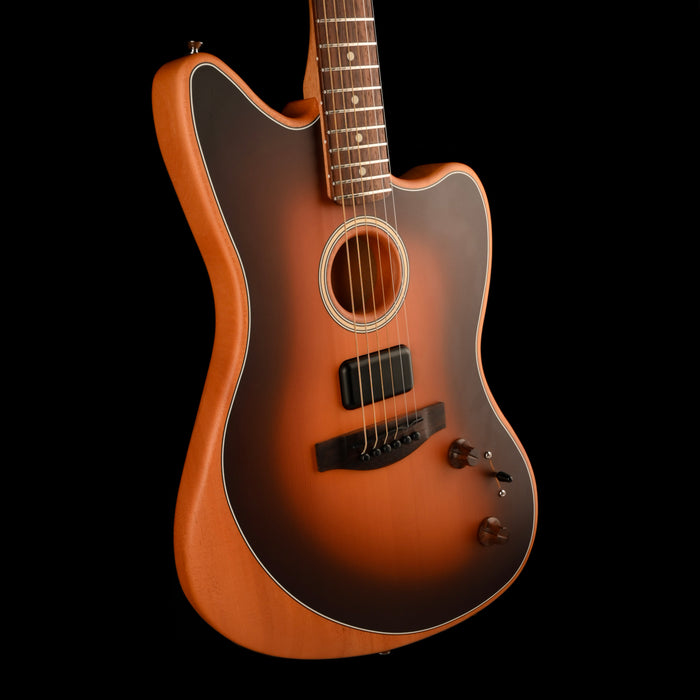 Pre Owned Fender Acoustasonic Player Jazzmaster Sunburst With Gig Bag