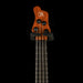 Mayones Cali4 Bass (17.5" Scale) Quilted 5A Mahogany Top Swamp Ash Back Ebony Board With Case