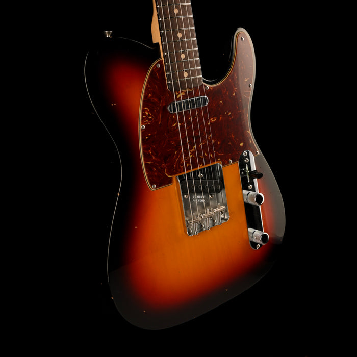 Fender Custom Shop Limited Edition 1963 Telecaster Journeyman Relic Aged 3-Tone Sunburst With Case
