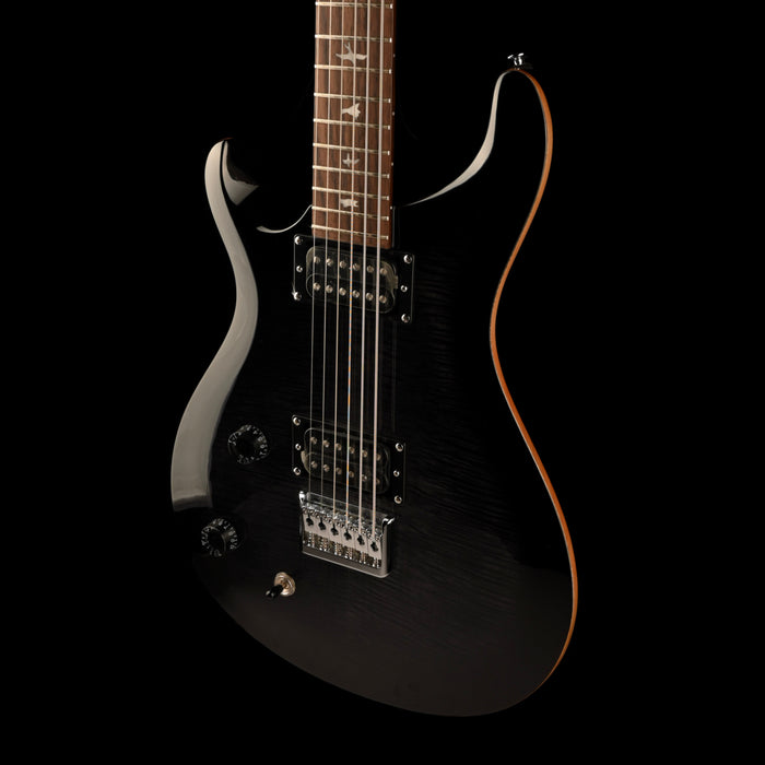 Used PRS SE 277 Baritone Left-Handed Charcoal Burst Electric Guitar With Gig Bag