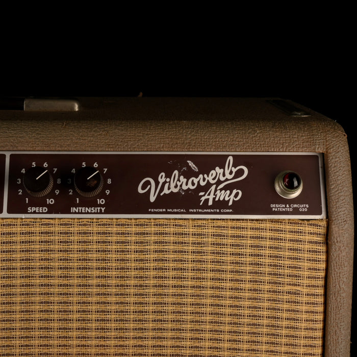 Pre Owned 1993 Fender '63 Vibroverb Reissue Guitar Amp Combo Brown