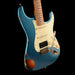 Pre Owned 2021 Xotic Guitars XSC-2 LPB Lake Placid Blue Over Sunburst Heavy Relic With Case