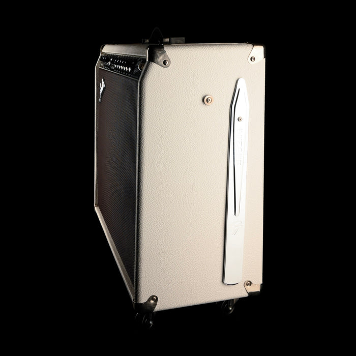 Pre Owned Fender Limited Edition Hot White Bronco '65 Twin Reverb Reissue Guitar Amp Combo with Footswitch and Cover