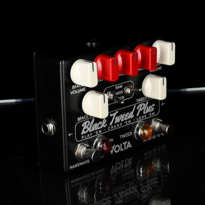 Used Volta Custom Electronics Black Tweed Plus Overdrive Pedal