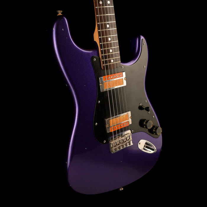 Pre Owned Partscaster Doom Gloom Body Tokai Neck Goldstar Purple Electric Guitar With OHSC