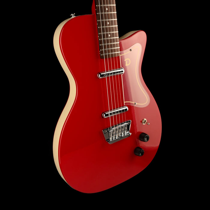 Used Danelectro 56 Baritone Red Flake Guitar With Gig Bag