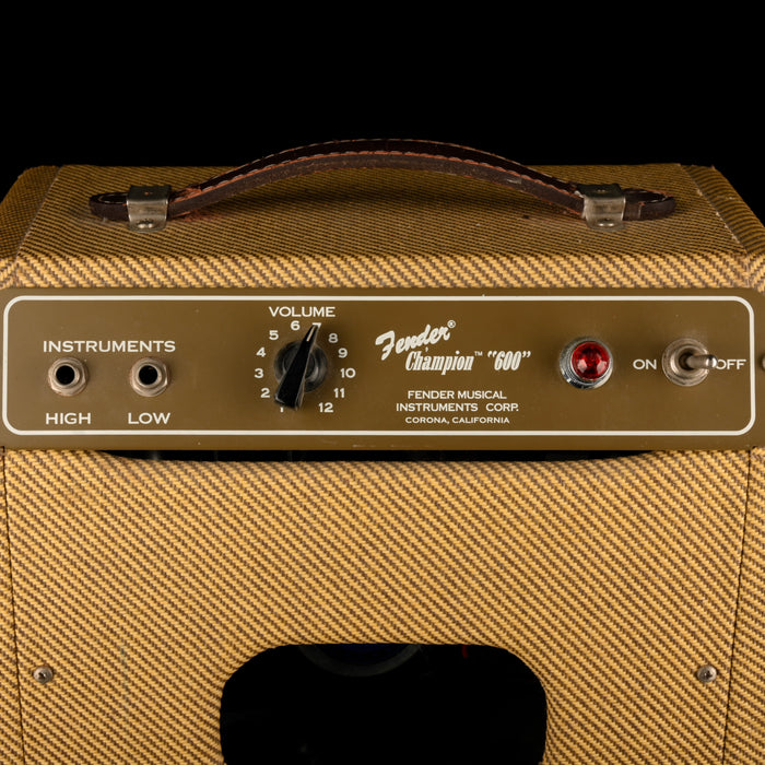 Pre Owned Fender Champion 600 Tweed Guitar Amp Combo With Mercury Magnetics