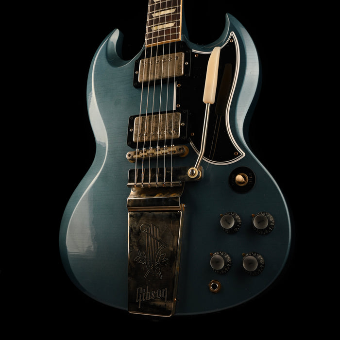 Gibson Custom Shop 1964 SG Standard Reissue with Maestro Ultra Light Aged Pelham Blue With Case