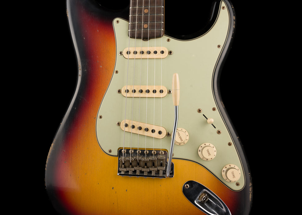 Fender Custom Shop Masterbuilt Jason Smith 1959 Stratocaster Journeyman Relic Brazilian Rosewood 3-Tone Sunburst