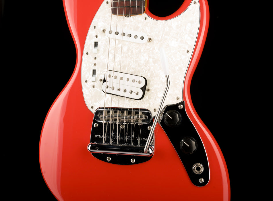 Used Fender Kurt Cobain Jag-Stang Fiesta Red With Gig Bag
