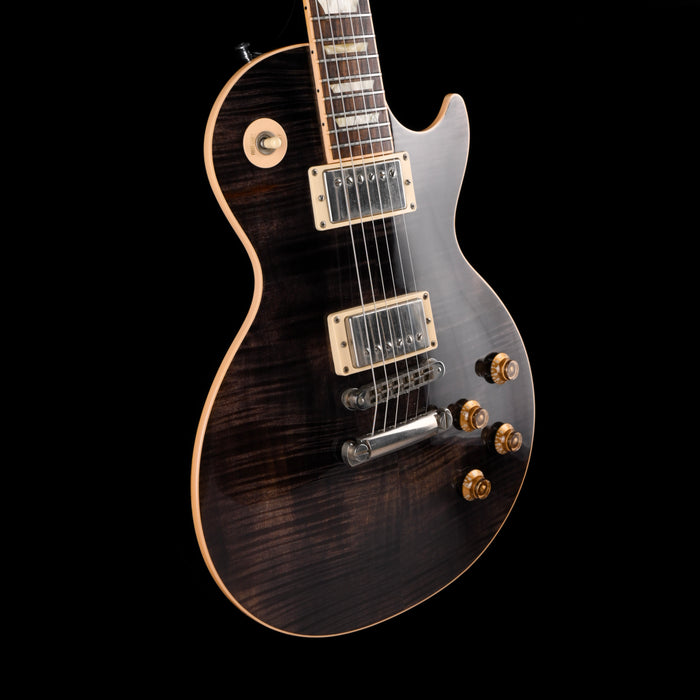 Used 2005 Gibson Les Paul Standard Premium Plus Trans Black with OHSC