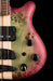 Mayones Cali4 17.5" Scale Bass Swamp Ash TEW Body 3A Eye Poplar Top Custom Color Goblinburst