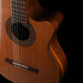 Used Kremona Fiesta F65CW Nylon Acoustic Electric Guitar Natural With Gig Bag