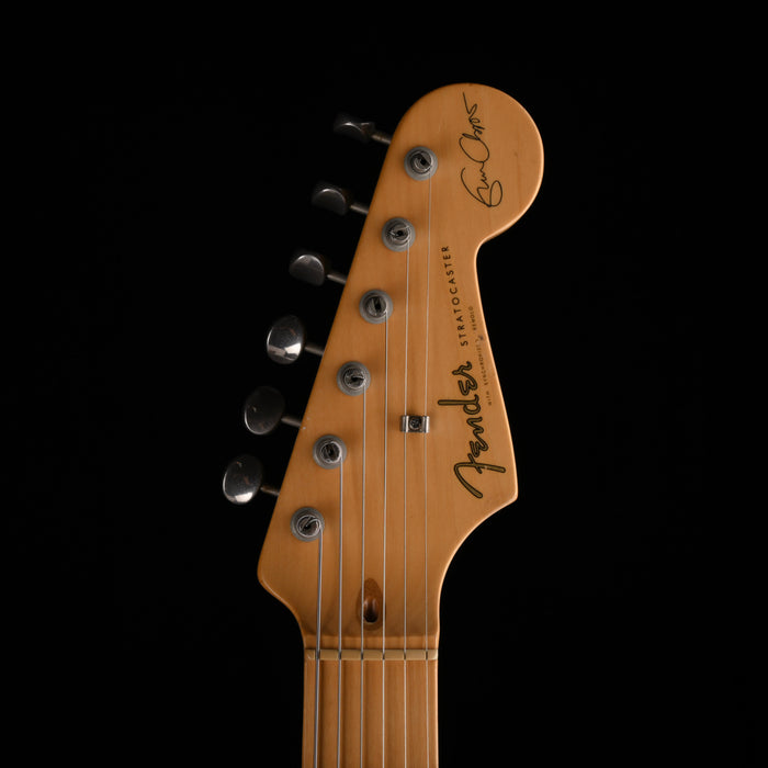 Pre Owned 2002 Fender Limited Edition Eric Clapton Stratocaster Midnight Blue Electric Guitar With OHSC