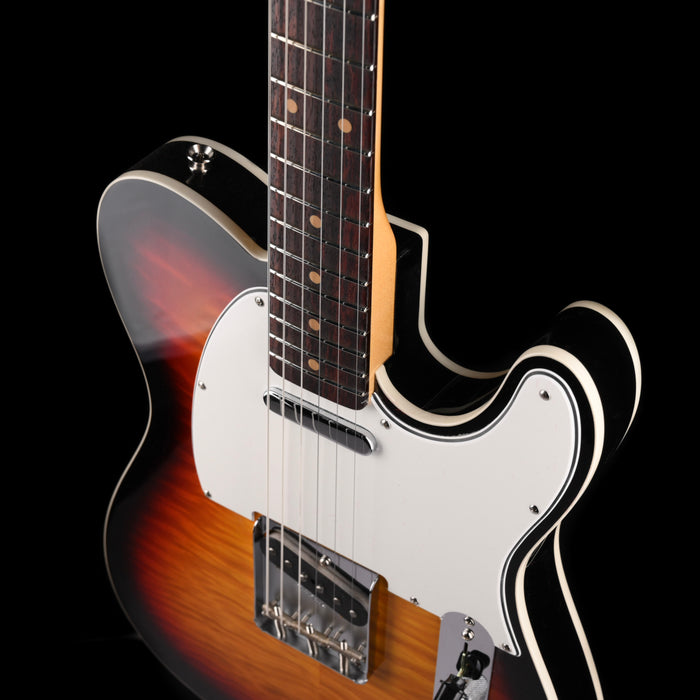 Fender Custom Shop 1960 Telecaster Custom Flametop NOS 3-Tone Sunburst With Case