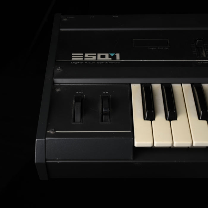 Vintage 1987 Ensoniq ESQ-1 Polyphonic Synthesizer With Gig Bag