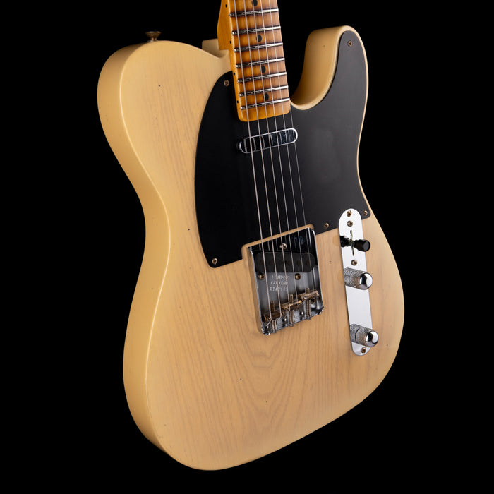 Fender Custom Shop 1954 Telecaster Journeyman Relic Faded Aged Nocaster Blonde With Case