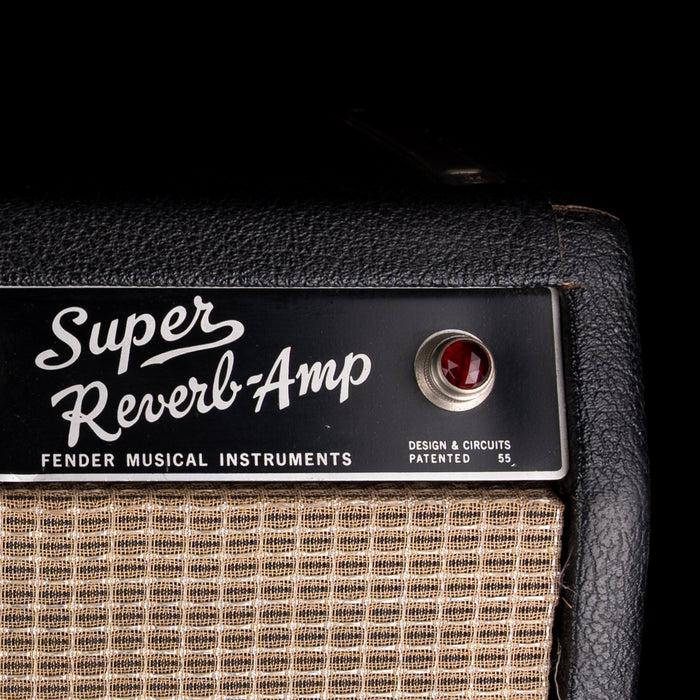 Vintage 1966 Fender Super Reverb Guitar Amp Combo With Cover