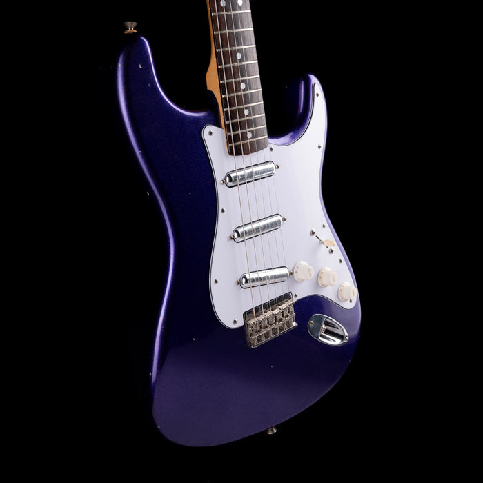 Pre Owned Partscaster Doom Gloom Body Tokai Neck Goldstar Viking Purple Electric Guitar