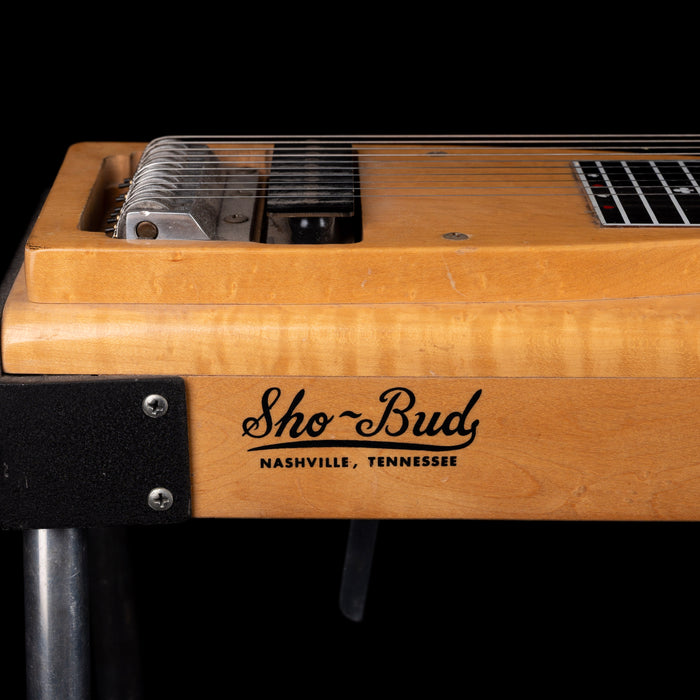 sho bud pedal steel guitar Vintage 1978 Sho-Bud Maverick Blonde Pedal Steel Guitar With OHSC — Truetone Music
