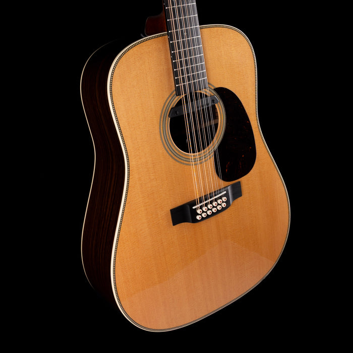 Used Martin HD12-28 Natural With Fishman Rare Earth Magnetic Pickup Acoustic Electric Guitar With OHSC