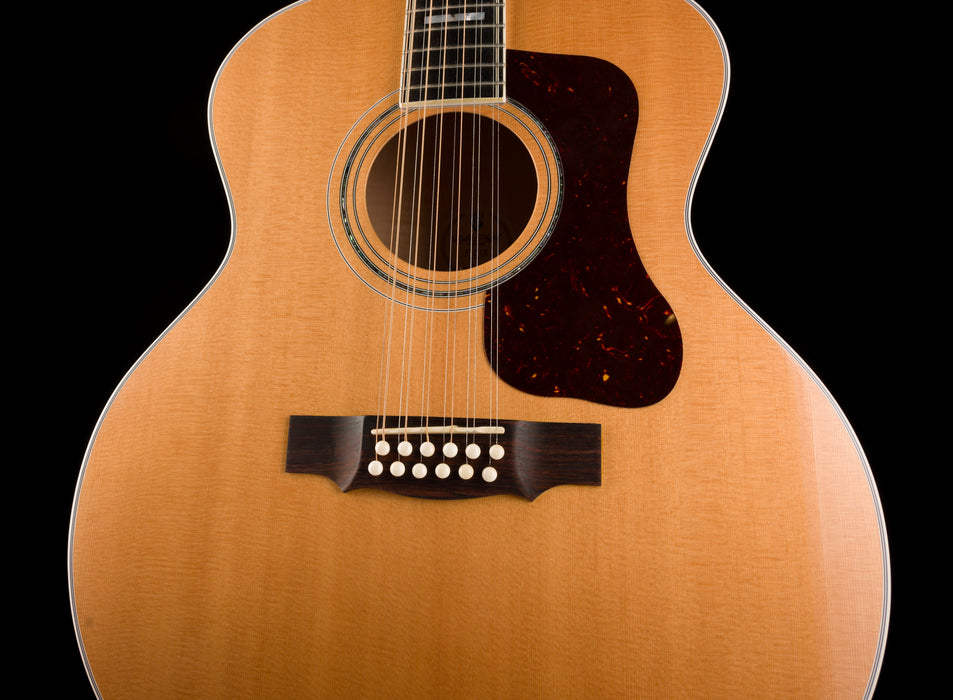 Pre Owned Guild F-512 Maple Blonde 12-String Acoustic Electric Guitar With OHSC