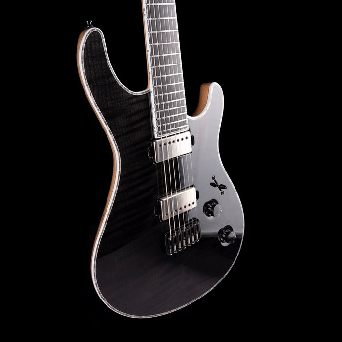 Mayones Regius Core B27 7 String Baritone 27" Scale Trans Gloss Black with Case