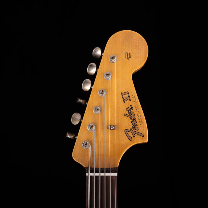 Fender Custom Shop 1960's Bass VI Journeyman Relic Aqua Marine Metallic