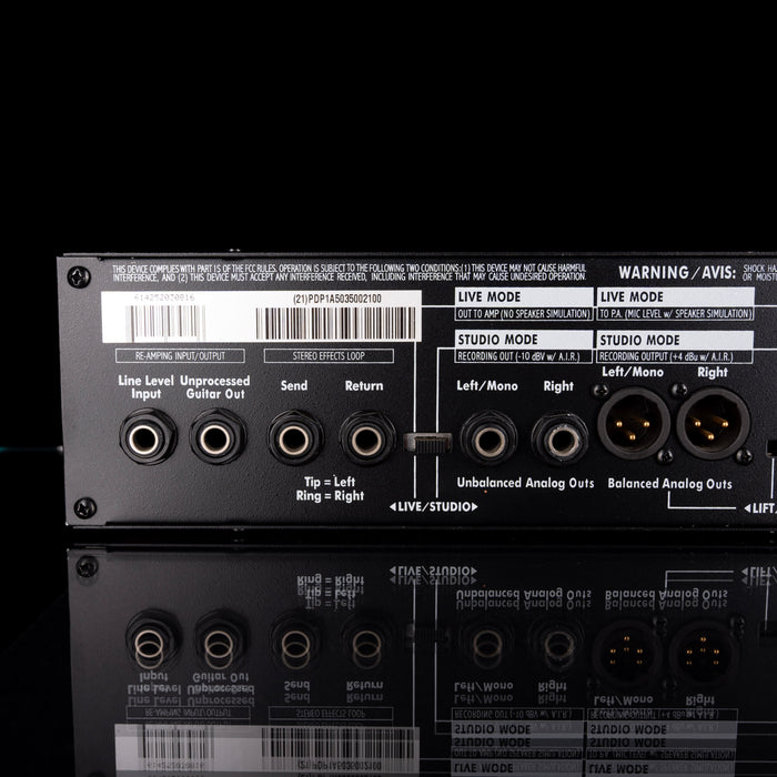 Used Line 6 Pod Pro Rackmount Multi Effect and Amp Modeler Red Rack Unit