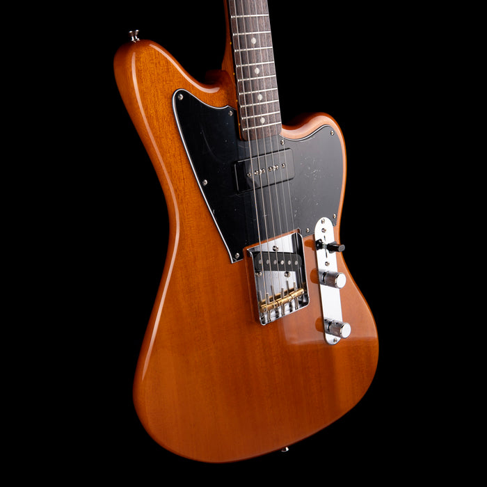 Pre Owned 2018 Fender Limited Edition Mahogany Offset Telecaster P90 Natural With Gig Bag