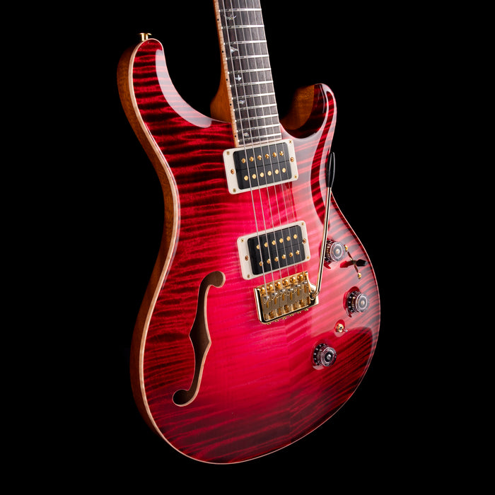 PRS Private Stock Custom 24 Semi-Hollow Piezo Blood Red Glow With Case