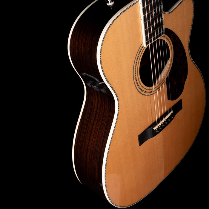 Used Fender Paramount PM-3 Deluxe Acoustic Electric Natural With Gig Bag