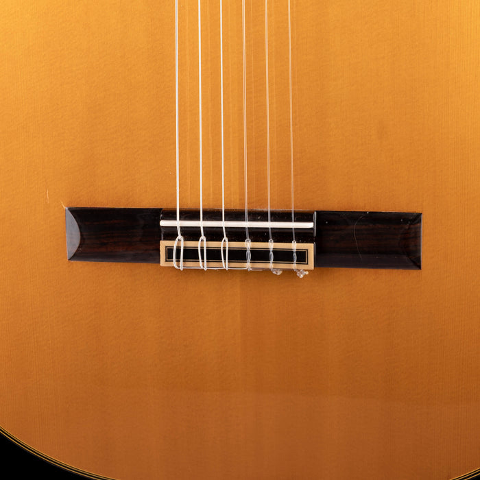 Pre Owned Takamine Made In Japan Model C-128 Nylon Classical Guitar Natural