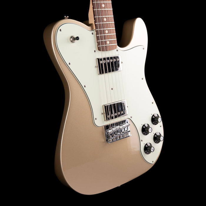 Used 2023 Fender Artist Series Chris Shiflett Telecaster Deluxe Shoreline Gold With OHSC