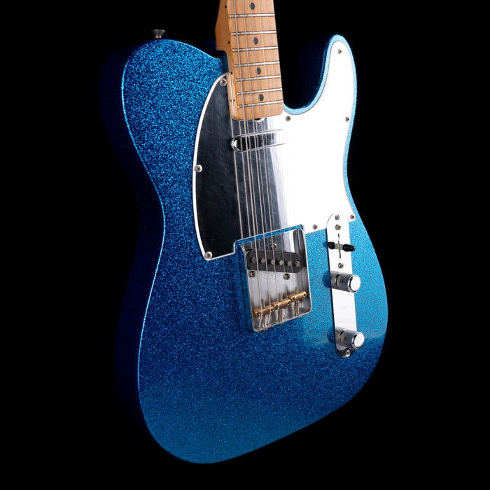 Used Fender Artist Series J Mascis Tele Bottle Rocket Blue Flake With Gig Bag