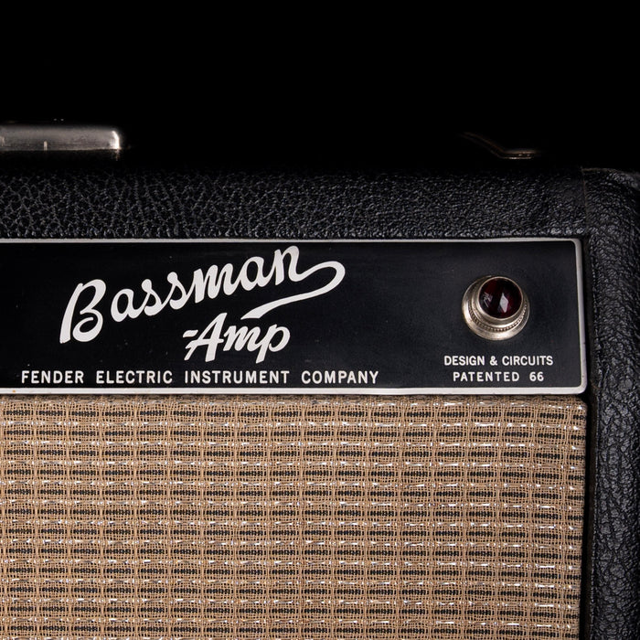 Vintage 1965 Fender Bassman Guitar Amp Head With Cover