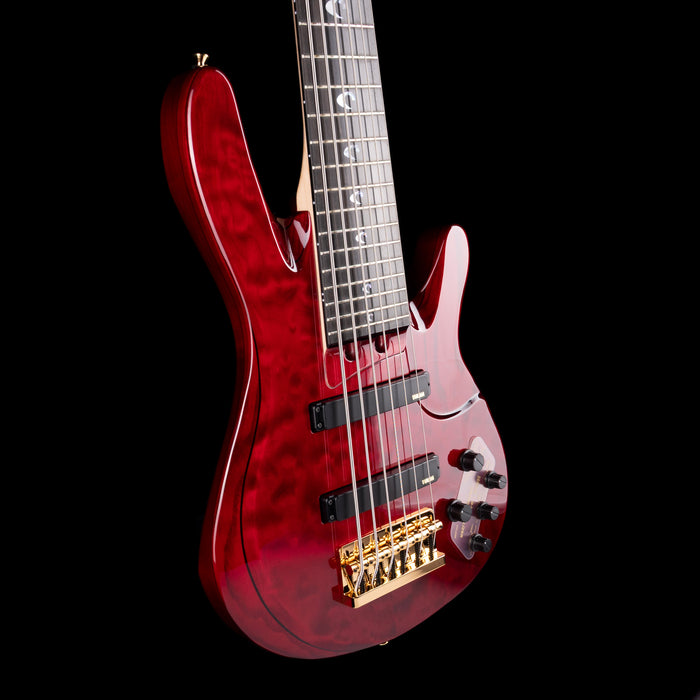 Yamaha John Patitucci TRB Signature Bass Translucent Dark Red with Case