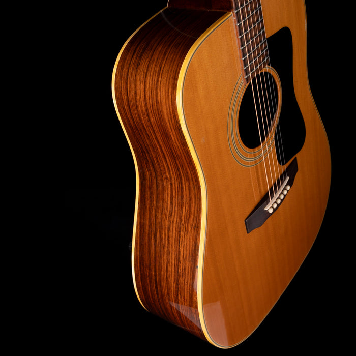 Pre Owned 1970's Rider RG-500 Acoustic Guitar Natural With Gig Bag