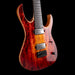 Mayones Duvell Elite 7 (26.5" Scale) Curly Poplar Top Lava Burst with Soft Case