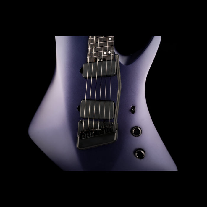 Ernie Ball Music Man Kaizen 6 Indigo Blue Closeup Body